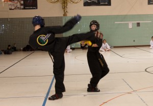 Black Belt sparring